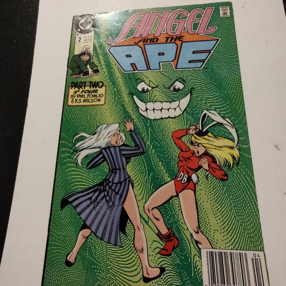 ANGEL AND THE APE # 2 Cover by Phil Foglio and Keith Wilson Newstand Variant